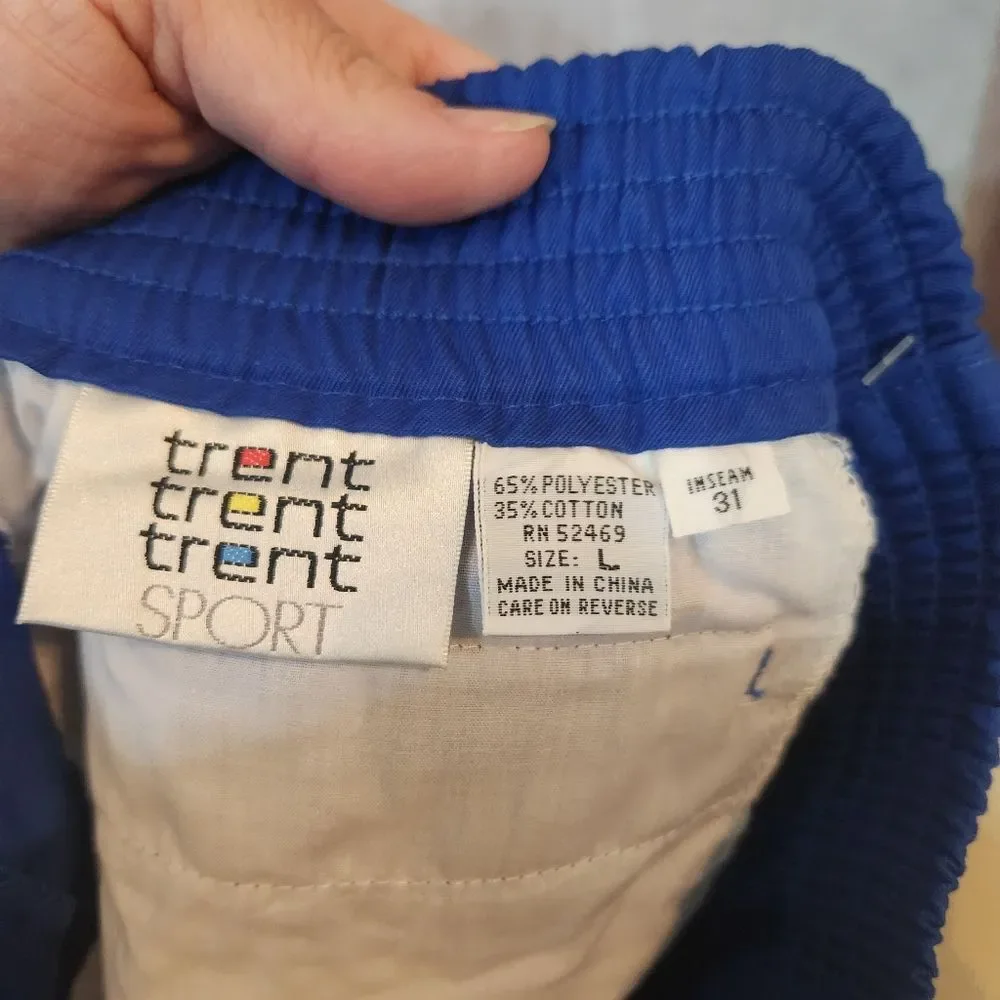 Men's Vintage Trent Sport Blue Pants Size Large 31‎ Inseam